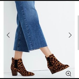Madewell cheetah booties